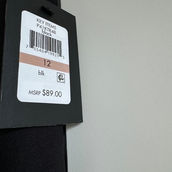 DKNY High Waisted Crinkle Wide Leg Pant New - Picture 4 of 4